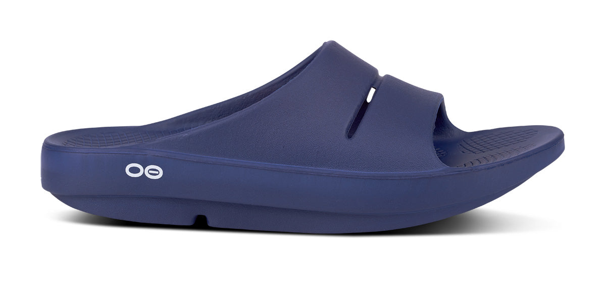 OOFOS Women&#39;s OOahh Slide - Navy