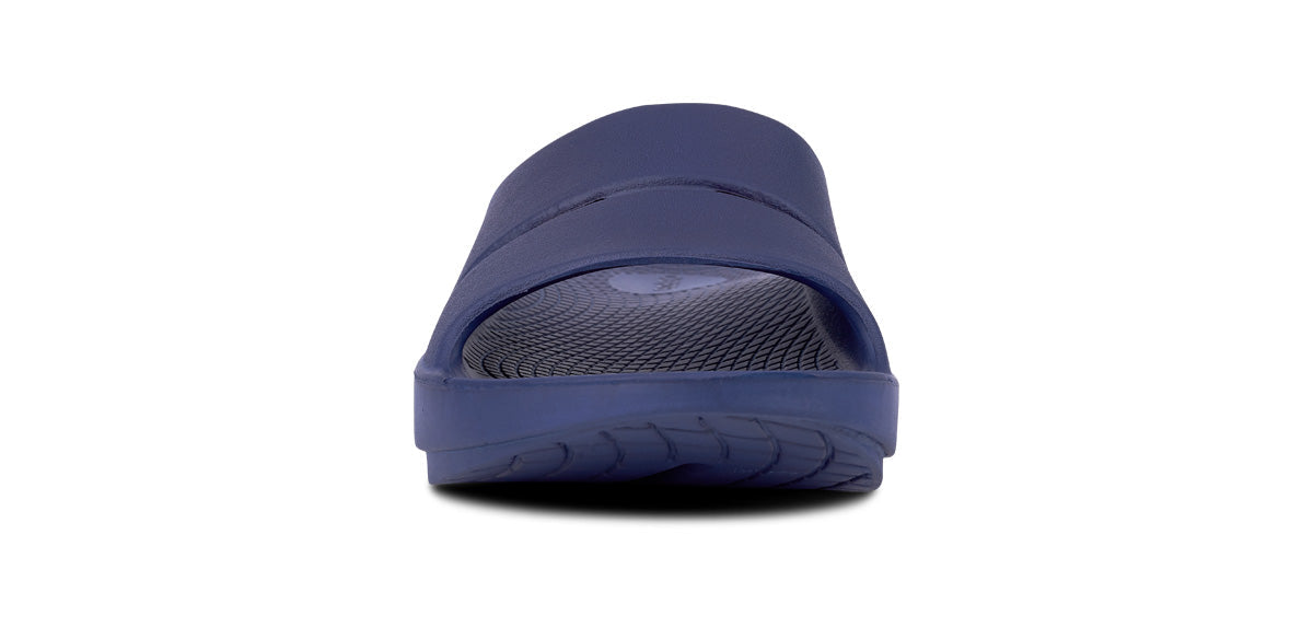 OOFOS Men&#39;s OOahh Slide - Navy