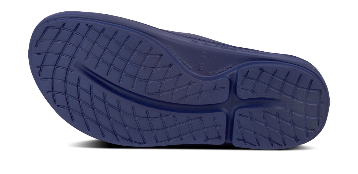 OOFOS Men&#39;s OOahh Slide - Navy