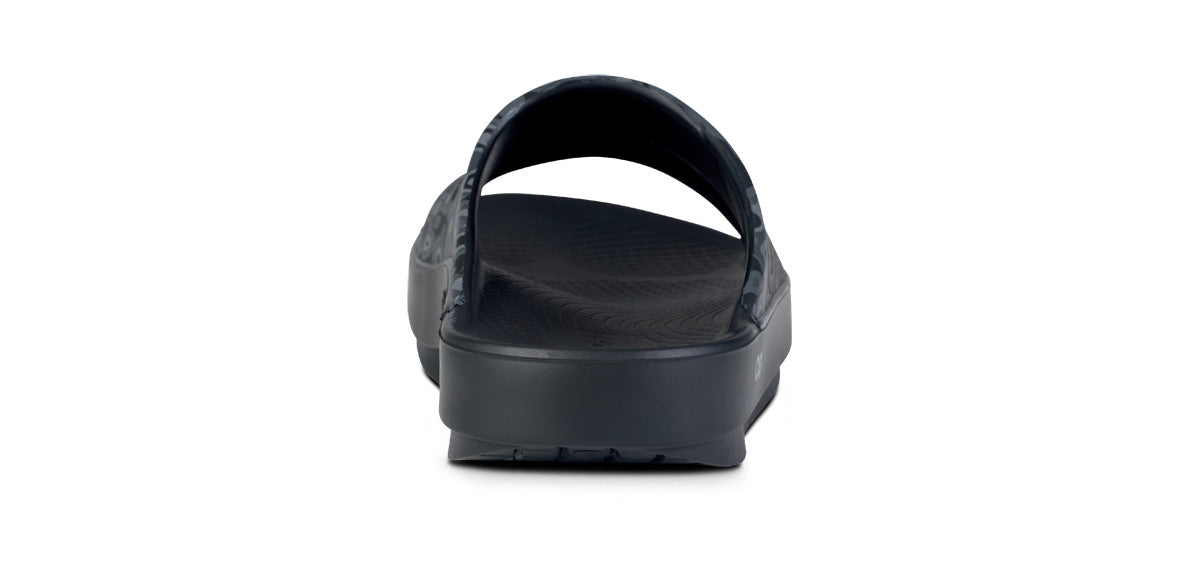 OOFOS Men&#39;s OOahh Sport Slide - Black Water Camo