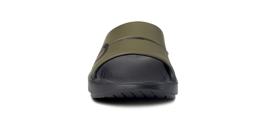 OOFOS Women&#39;s OOahh Sport Slide Sandal - Tactical Green