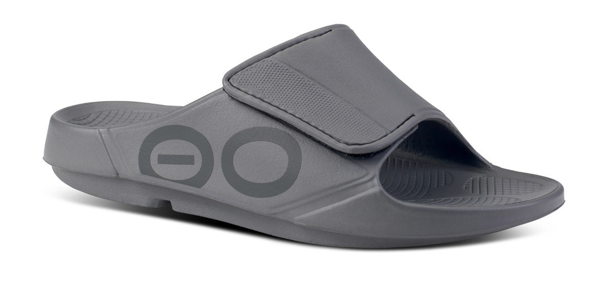 OOFOS Women&#39;s OOahh Sport Flex Slide - Slate