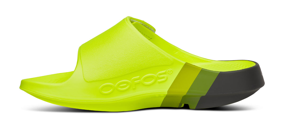 OOFOS Men&#39;s OOahh Sport Flex LTD Edition Slide - Electro Rally