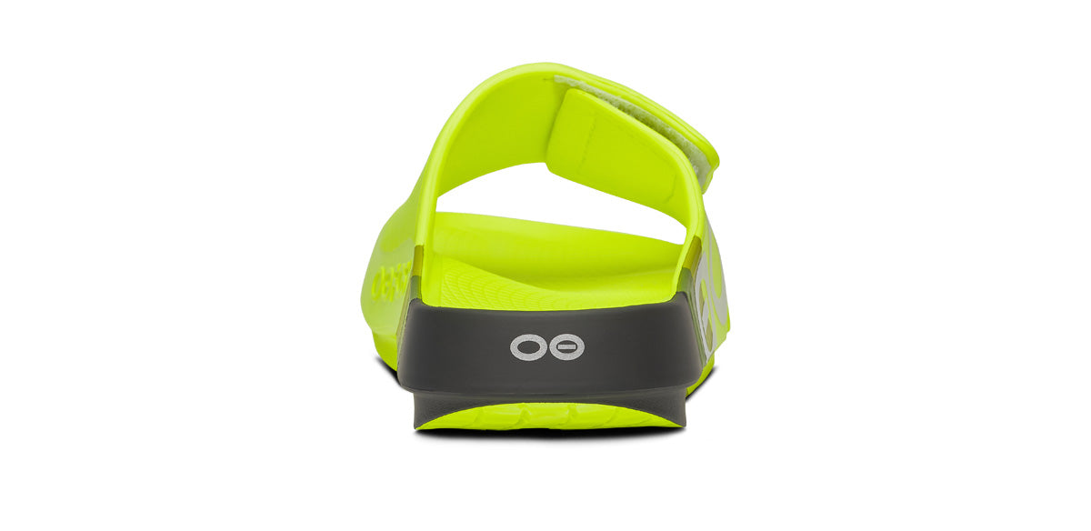 OOFOS Men&#39;s OOahh Sport Flex LTD Edition Slide - Electro Rally