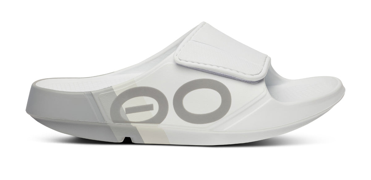 OOFOS Men&#39;s OOahh Sport Flex LTD Edition Slide - Smoke Rally