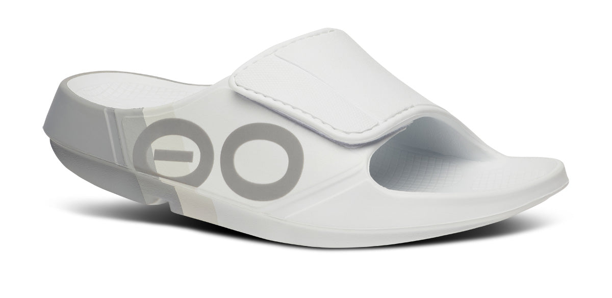 OOFOS Men&#39;s OOahh Sport Flex LTD Edition Slide - Smoke Rally