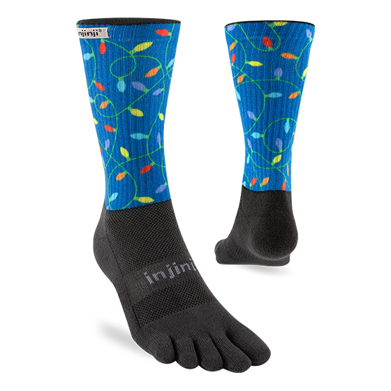 Injinji Spectrum Trail Midweight Crew Running Socks