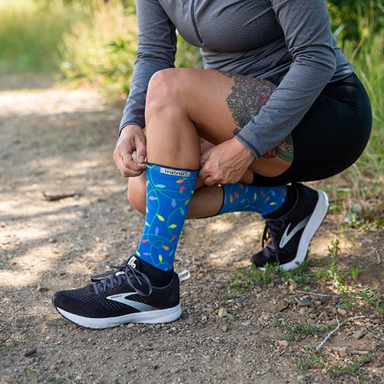 Injinji Spectrum Trail Midweight Crew Running Socks