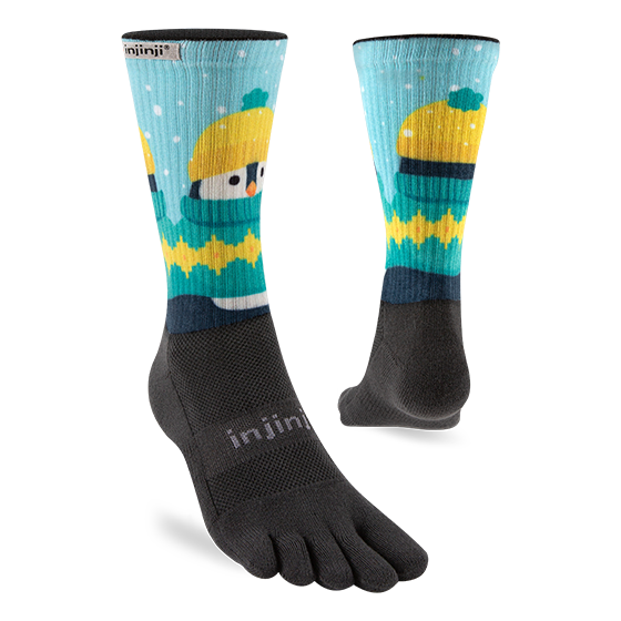 Injinji Spectrum Trail Midweight Crew Running Socks