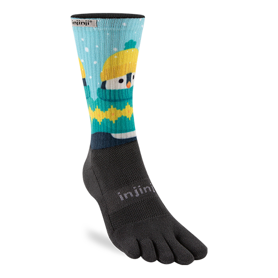 Injinji Spectrum Trail Midweight Crew Running Socks