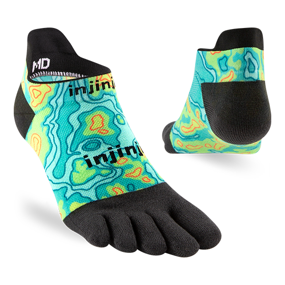 Injinji Artist Designed Womens Lightweight No-Show