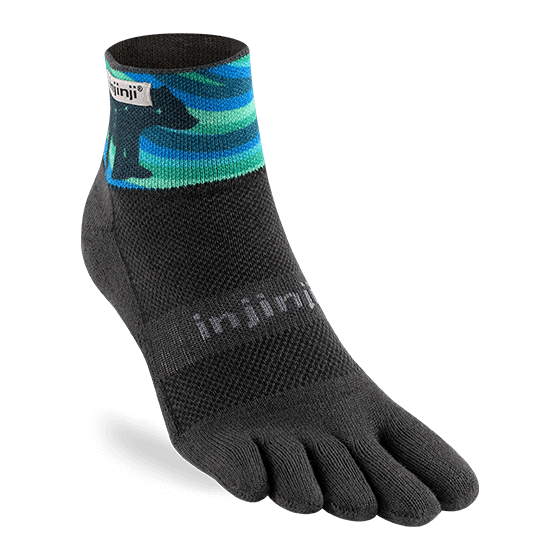 Injinji Artist Designed Men&#39;s Mini-Crew Toesocks