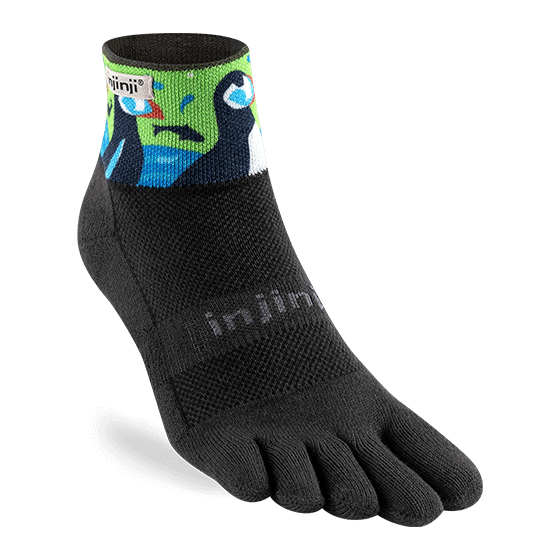 Injinji Artist Designed Men&#39;s Mini-Crew Toesocks