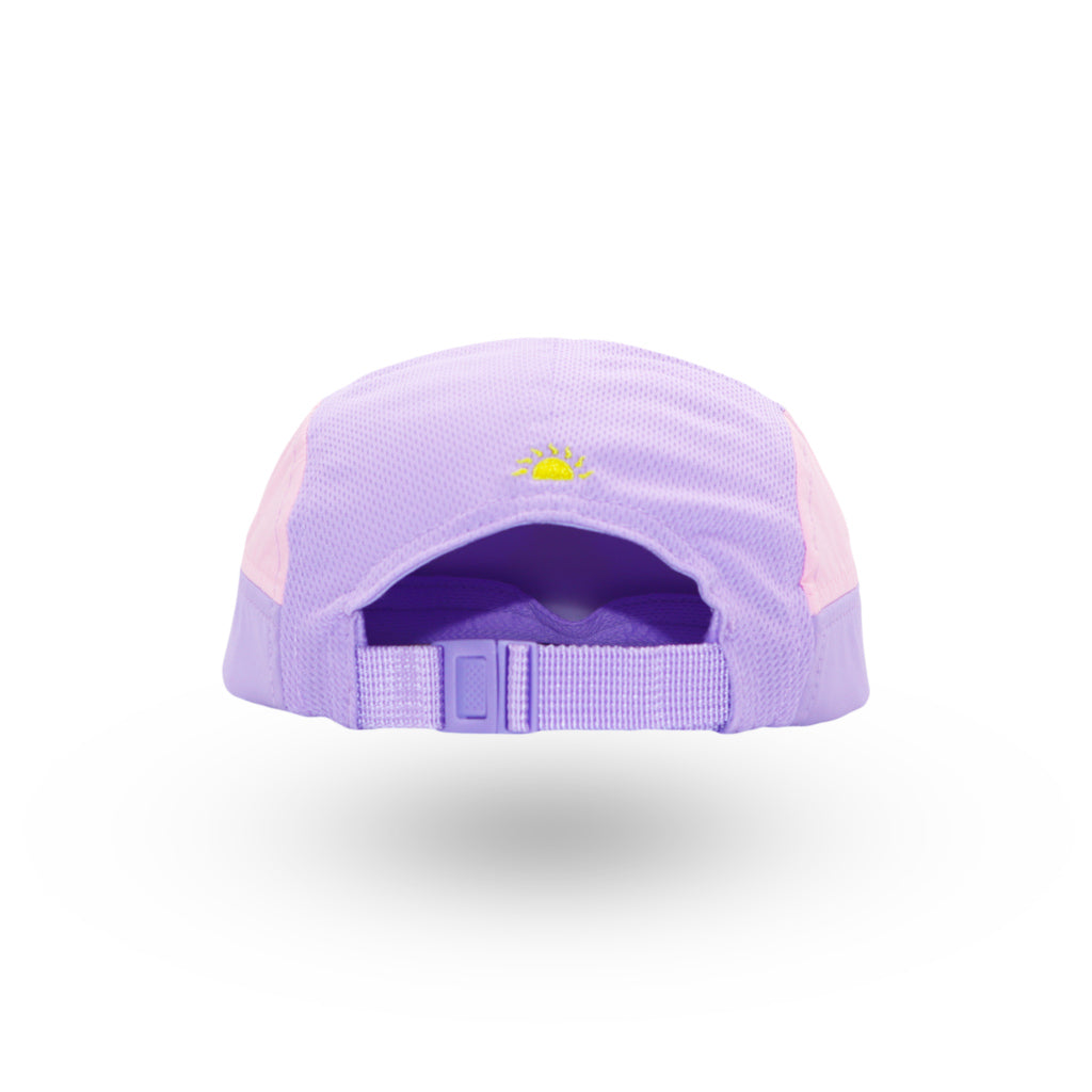 Helios Headwear Ultralight 7 Panel Soft Brim Cap - Lavender Pink