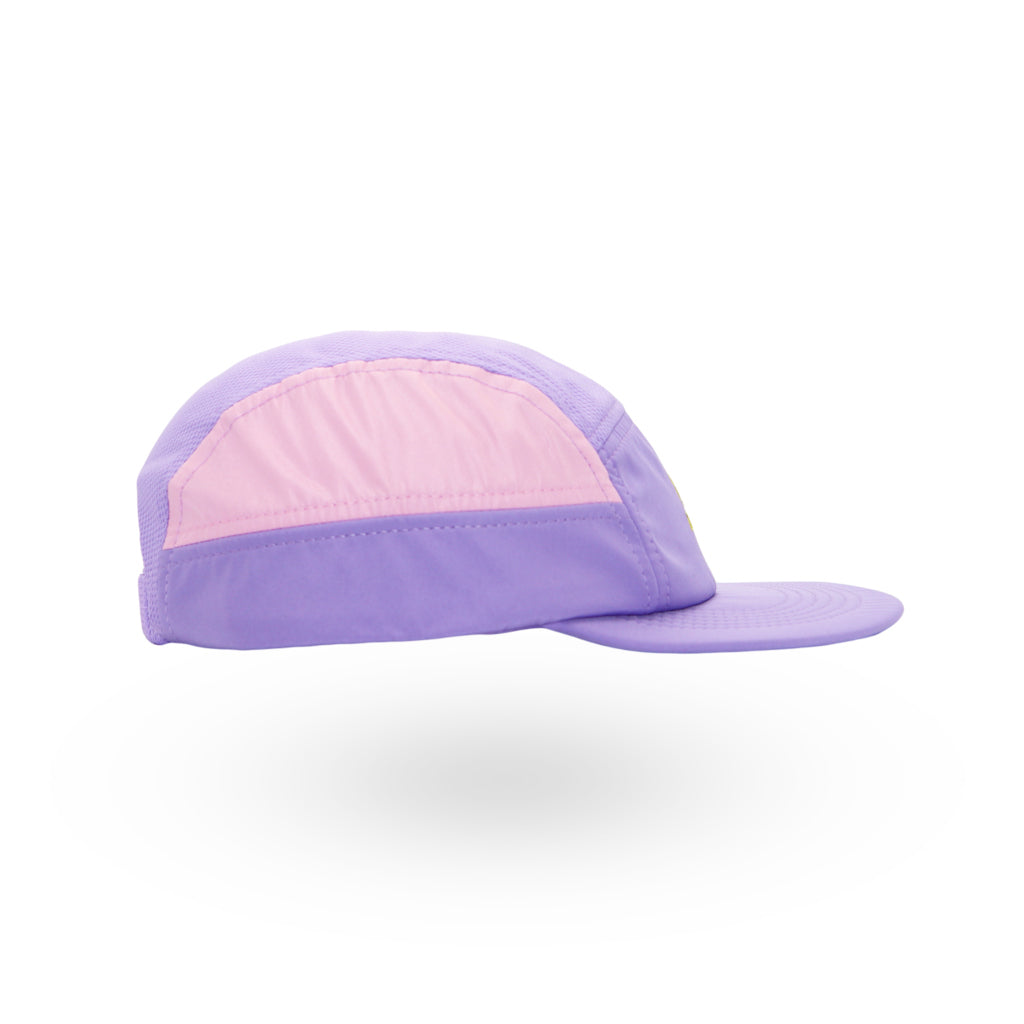 Helios Headwear Ultralight 7 Panel Soft Brim Cap - Lavender Pink