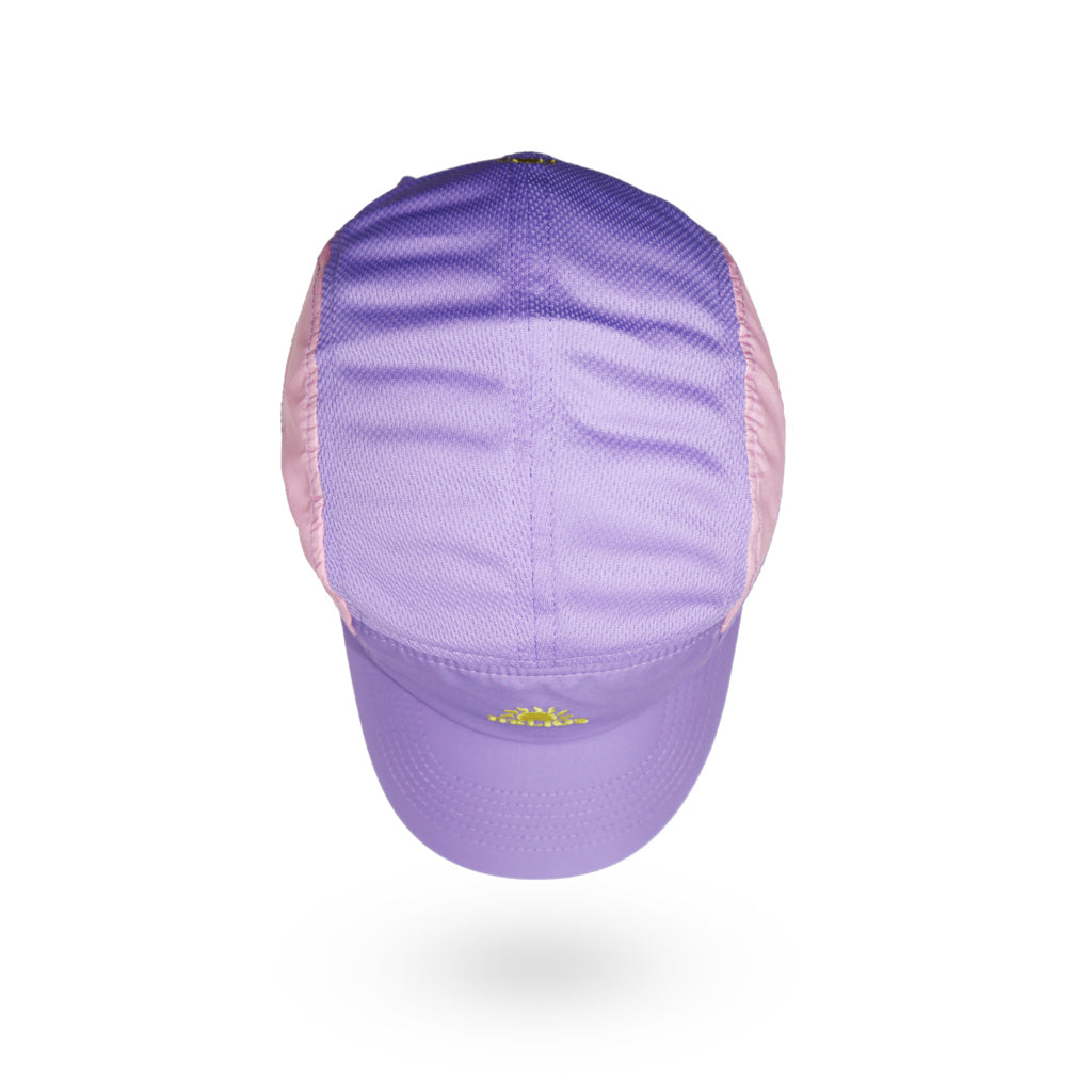 Helios Ultralight 7 Panel Firm Brim Running Cap - Lavender Pink