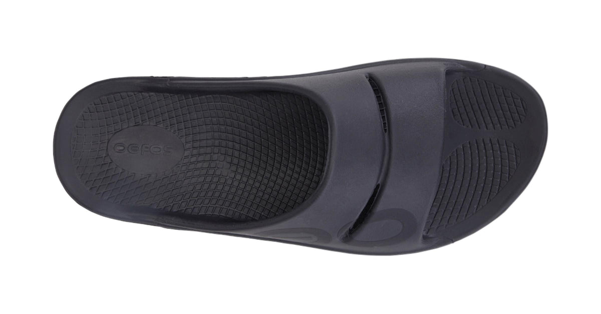 OOFOS Women&#39;s OOahh Sport Slide - Black Matte