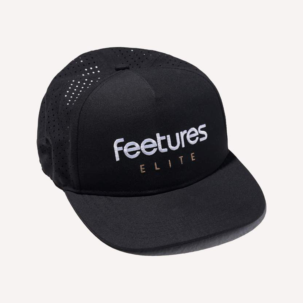 Elite Hat - Black with Laser Cutting